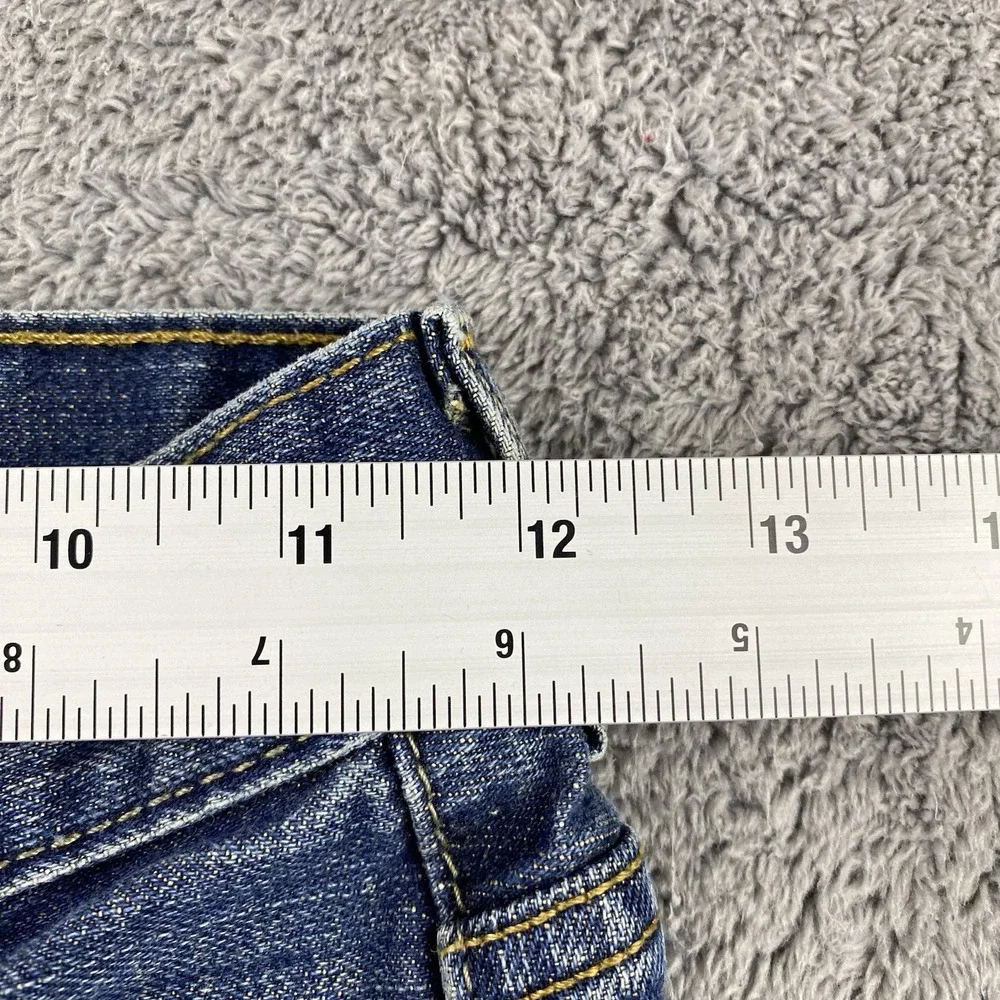 Levis 569 Loose Straight Jeans Youth 10 Slim 23x25 Blue Mid Rise Medium Wash VTG